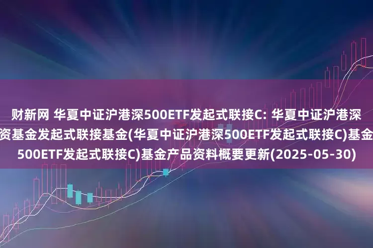 财新网 华夏中证沪港深500ETF发起式联接C: 华夏中证沪港深500交易型开放式指数证券投资基金发起式联接基金(华夏中证沪港深500ETF发起式联接C)基金产品资料概要更新(2025-05-30)