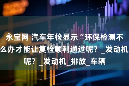 永宝网 汽车年检显示“环保检测不合格”，怎么办才能让复检顺利通过呢？_发动机_排放_车辆